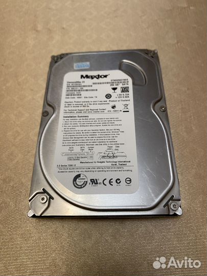 Жесткий диск Maxtor 250 гб