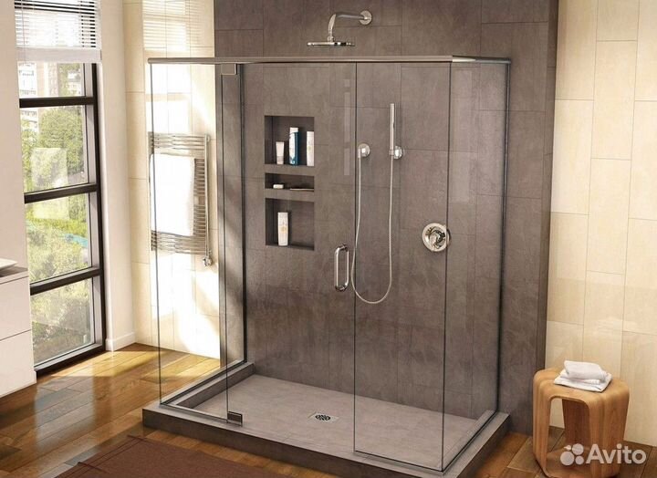 Кабина из стекла