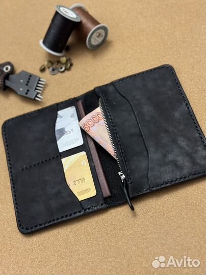 Обложка для документов из натуральной кожи