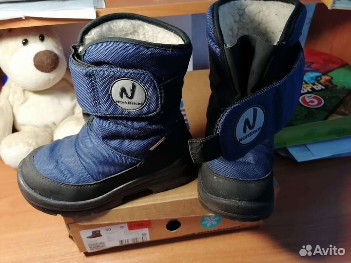 Сапоги Nordman на мальчика, р 30. Мех овчинка