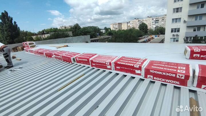 Кровельные работы с пвх мембраны