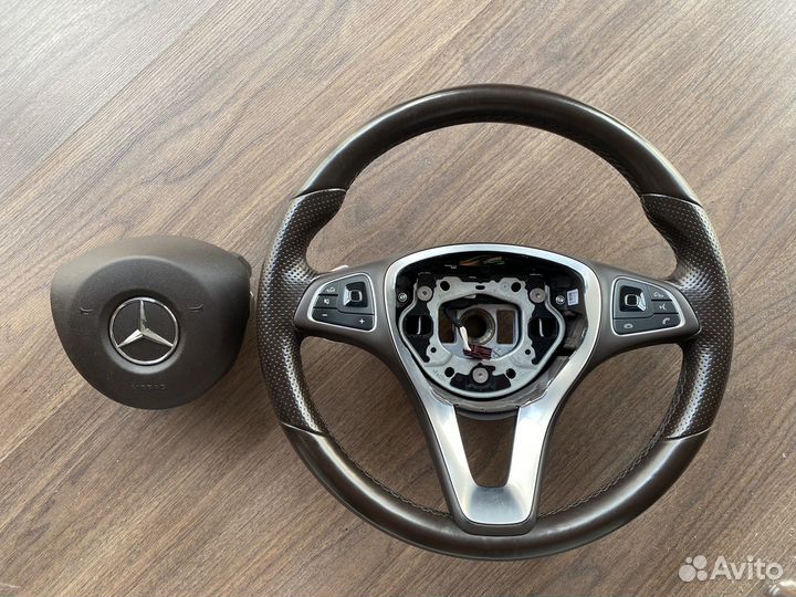 Руль с подогревом Mercedes e300/е200