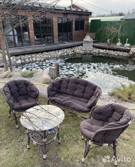 Комплект садовой мебели из ротанга