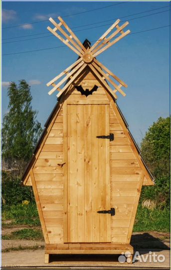 Дачный туалет деревянный зйа 584