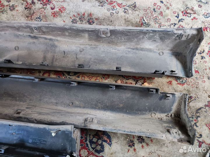 Накладки порогов комплект Ssang Yong Kyron 2