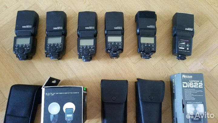 Вспышка canon и nissin