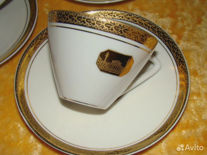 Редкость. ленинград.6 Кофейных пар. лфз 1960 годы