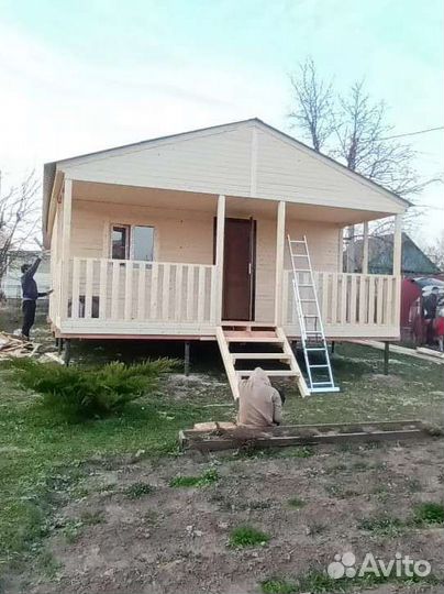 Бытовки дачные домики 8х6м каркас 150х50м летний