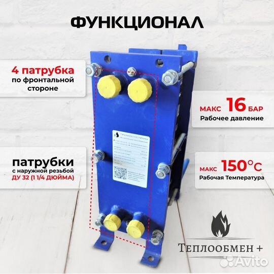 Теплообменник SN 04-65 для отопления 790 м2 79кВт