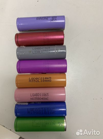 Аккумуляторы 18650 б/у