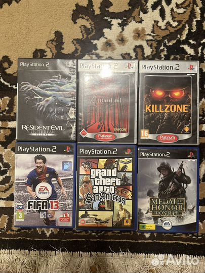 Диски для Sony Playstation 2 Лицензионные