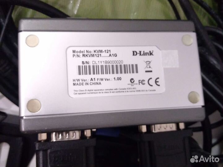 Kvmp switch 2х портовый