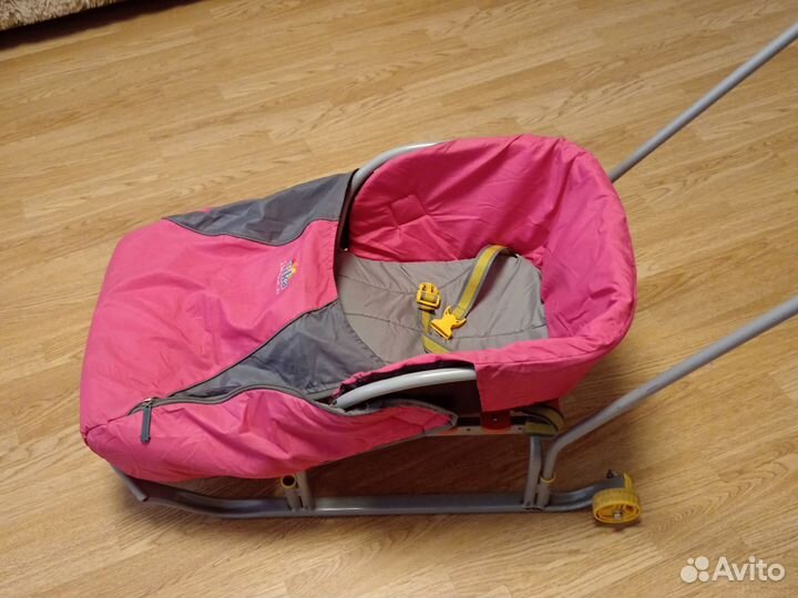 Санки Ника с колесами