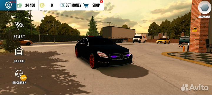 Машина из игры в кар паркинг цлс с мигалками,фсо