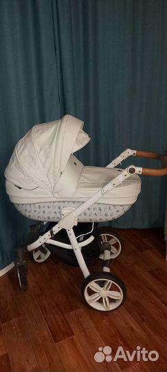 Коляска 2 в 1 Roan Bass Soft(эко-кожа)