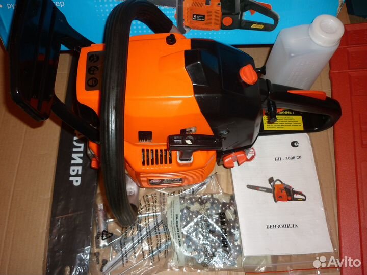 Пила бензиновая цепная Калибр бп – 3000 / 20