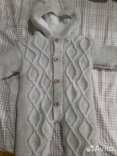 Тёплый комбинезон для новорожденных