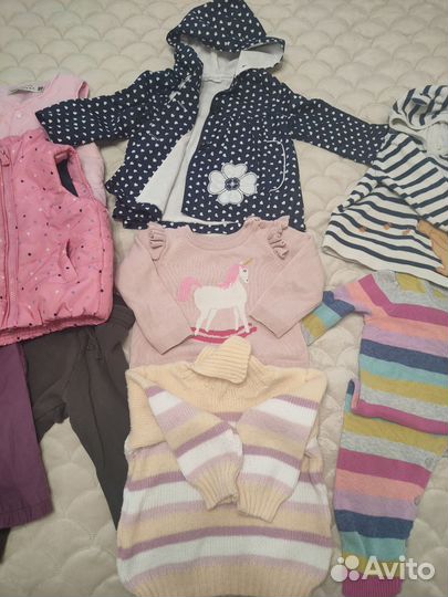 Вещи на девочку 74-80 размер