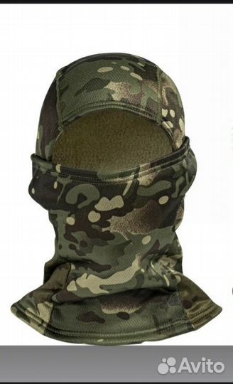 Балаклава зимняя флисовая (камуфляж)