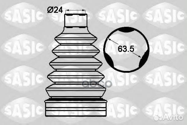 Пыльник ШРУСа renault clio 05- 1904007 Sasic