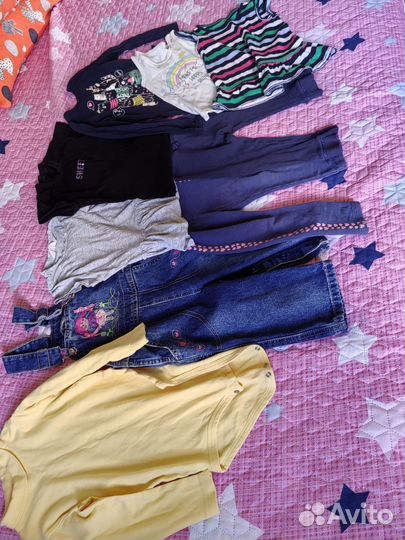 Детские вещи на девочку пакетом 92-98
