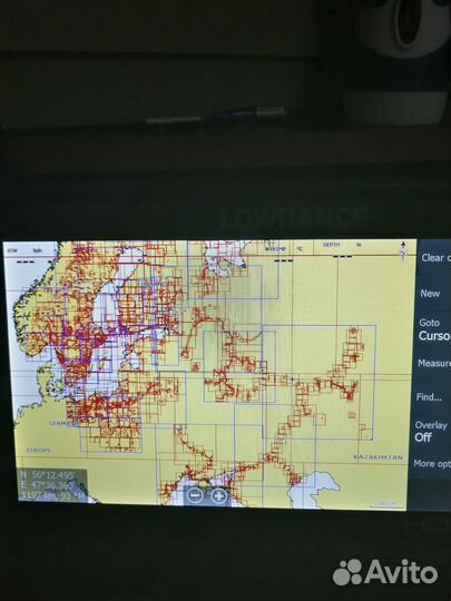 Карты navionics. Регион 52XG, EU652L, 44XG, 43XG