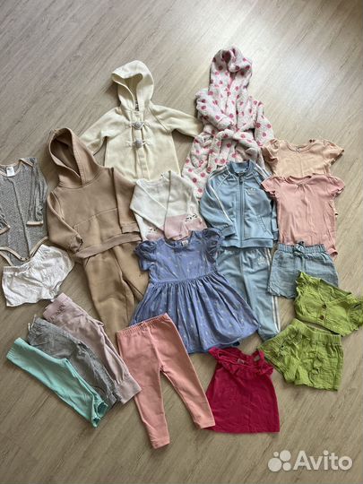 Пакет фирменных вещей на девочку 86-92