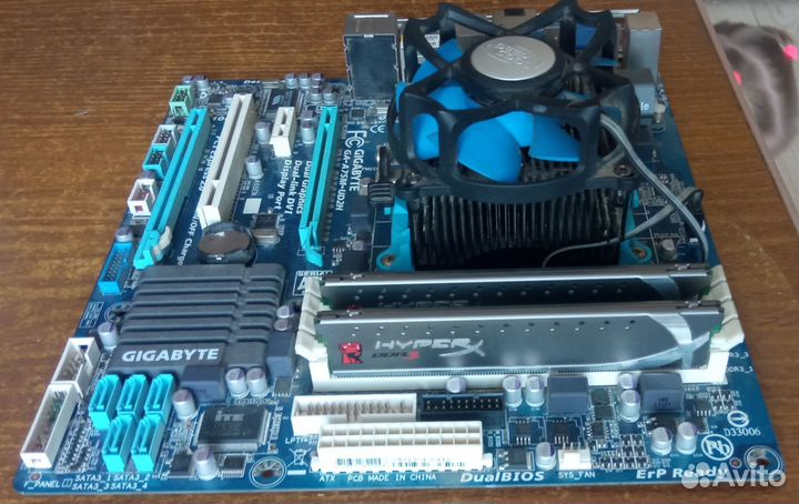 Материнская плата FM1 с процессором AMD A8