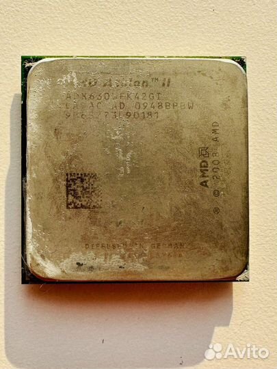 Процессор AMD Athlon II X4 630, SocketAM3