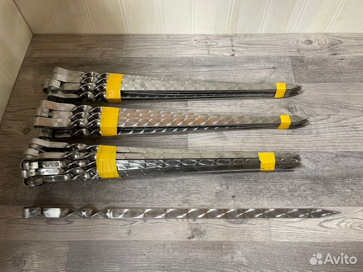 Ш18*50 Шампур без ручки Кольцо для Люля кебаб