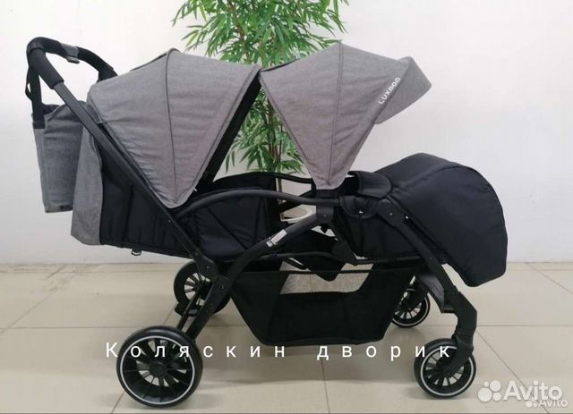 Коляска для двоих детей; новые