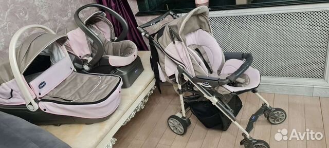 Коляска chicco 3 в 1