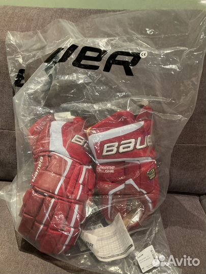 Краги хоккейные перчатки Bauer supreme total one