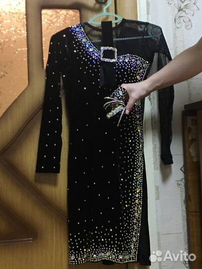 Платье бальное, латина