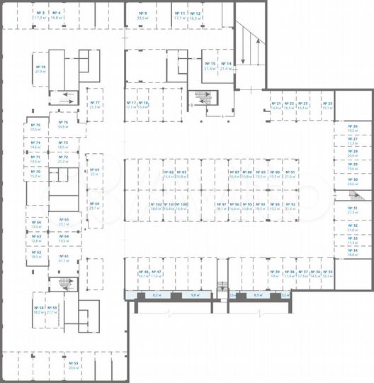 Машиноместо, > 30 м²