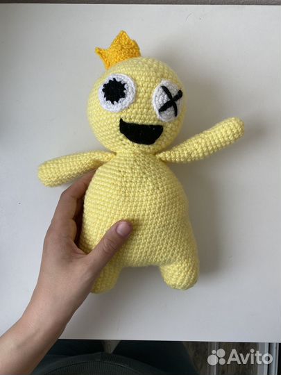 Игрушки мягкие вязаные радужные друзья