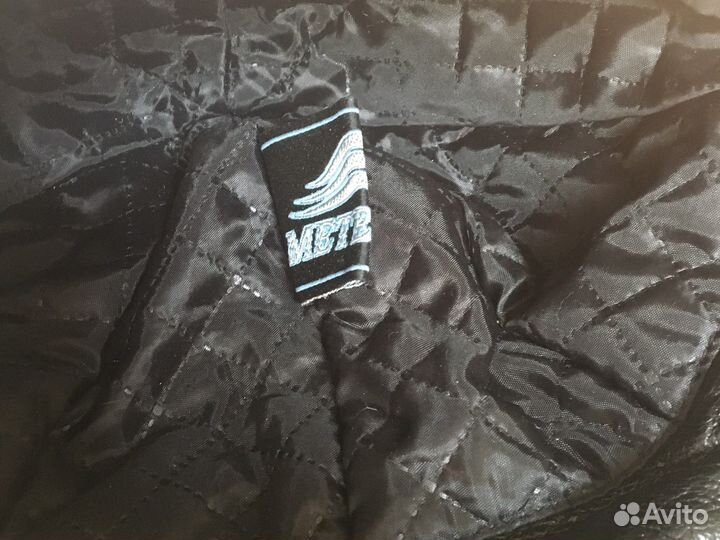 Шапка кожаная с замшей