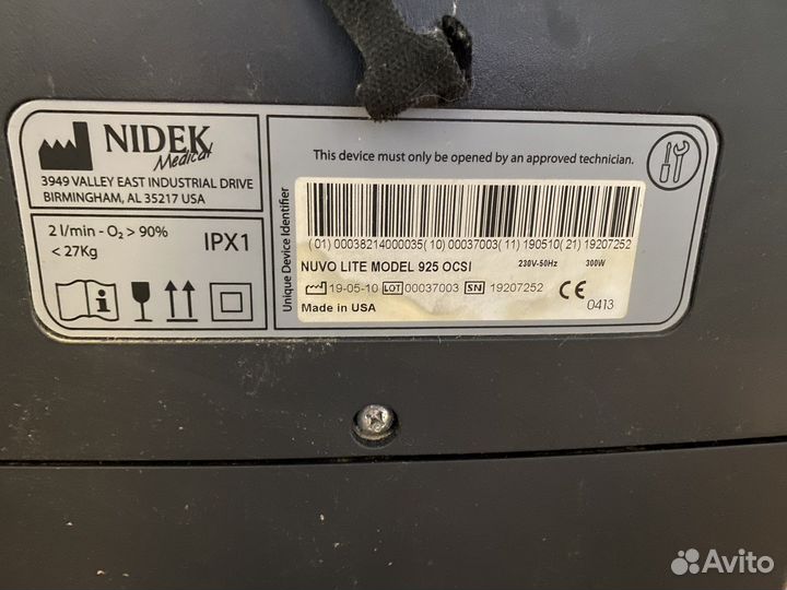 Кислородный концентратор Nidek nuvo lite Mark 5