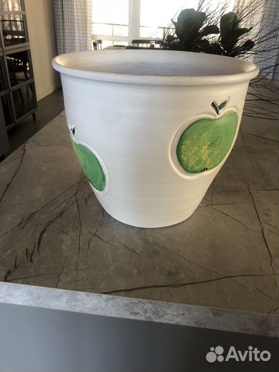 Кашпо горшок для цветов. Дизайнерская керамика