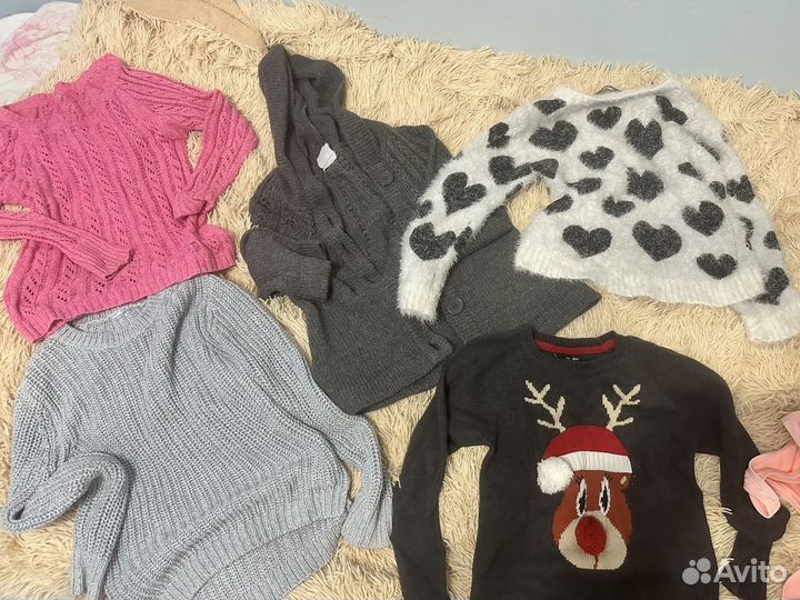 Пакет одежды на девочку 134-140