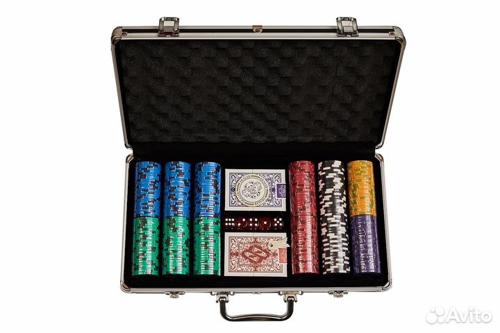 Набор для покера Bullets на 300 фишек 61772