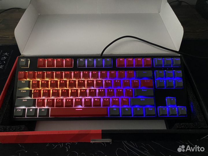 Red square keyrox tkl classic red