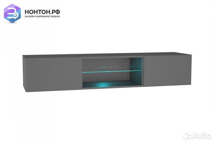 Шкаф навесной Point тип-33 серый графит