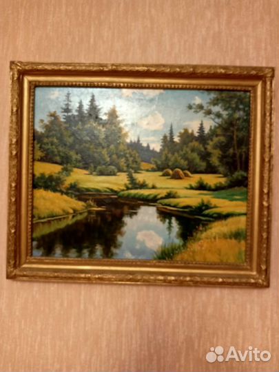Картина маслом на холсте пейзаж
