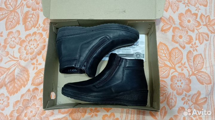 Женские Ботинки из натуральной кожи