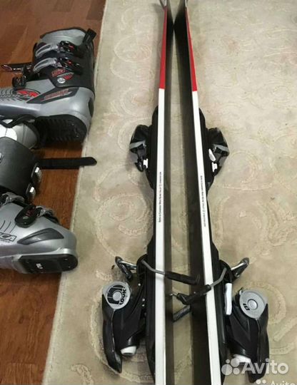 Горные лыжи, Ботинки, Палки