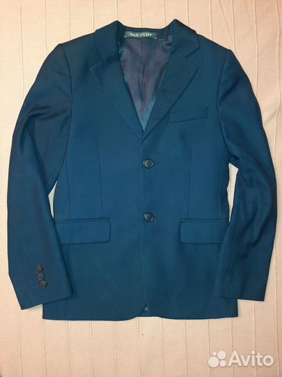 Костюм школьный + жилетка Van Cliff рост 136-142