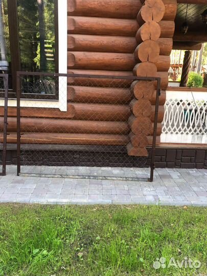 Ворота с калиткой распашные