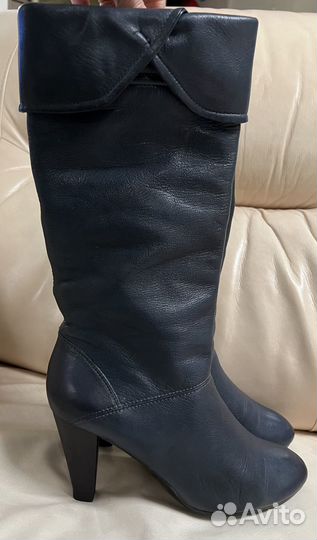 Сапоги женские натуральная кожа Италия,38