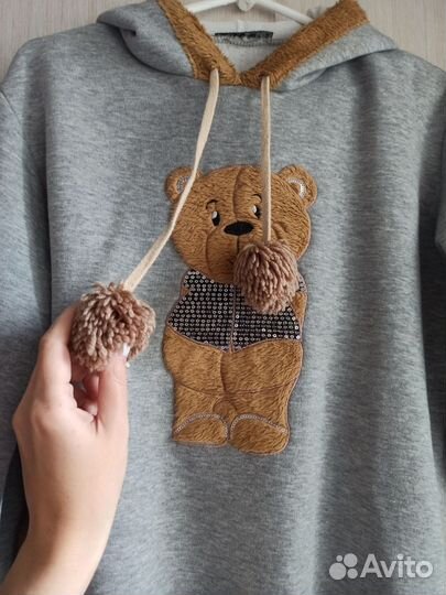 Свитшот утеплённый женский худи